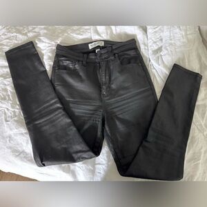 Vintage Ankle Black Skinny Jeans High Rise